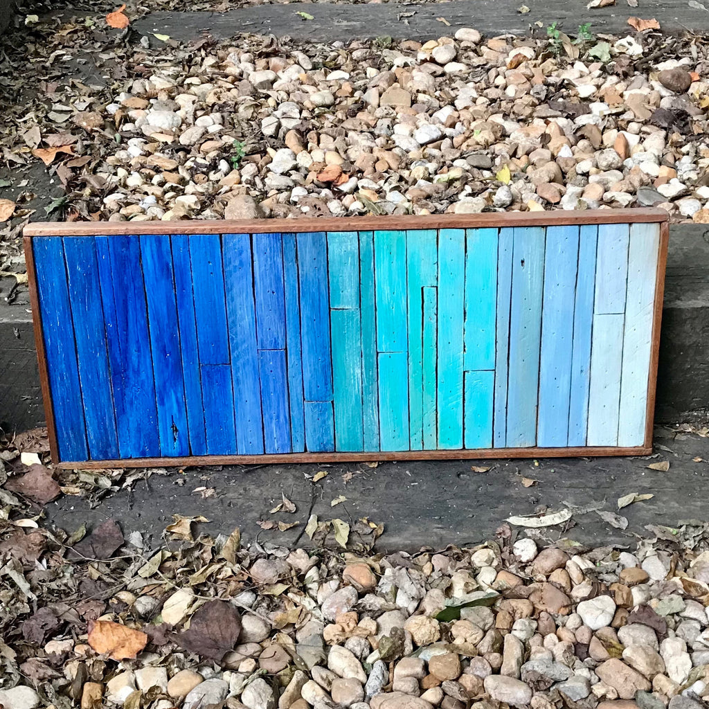 Wall Reclaimed Wood Art Decor, modern large Rustic Mix Media, Sculpture Geometric Abstract County Cabin 3d Mosaic Farmhouse Coastal Wall Art