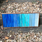 Wall Reclaimed Wood Art Decor, modern large Rustic Mix Media, Sculpture Geometric Abstract County Cabin 3d Mosaic Farmhouse Coastal Wall Art