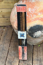 Wall totem Art, Totem Art, Reclaimed Wood Wall modern totem Rustic Mix Media, Sculpture Geometric Abstract County Cabin Farmhouse Beach Art