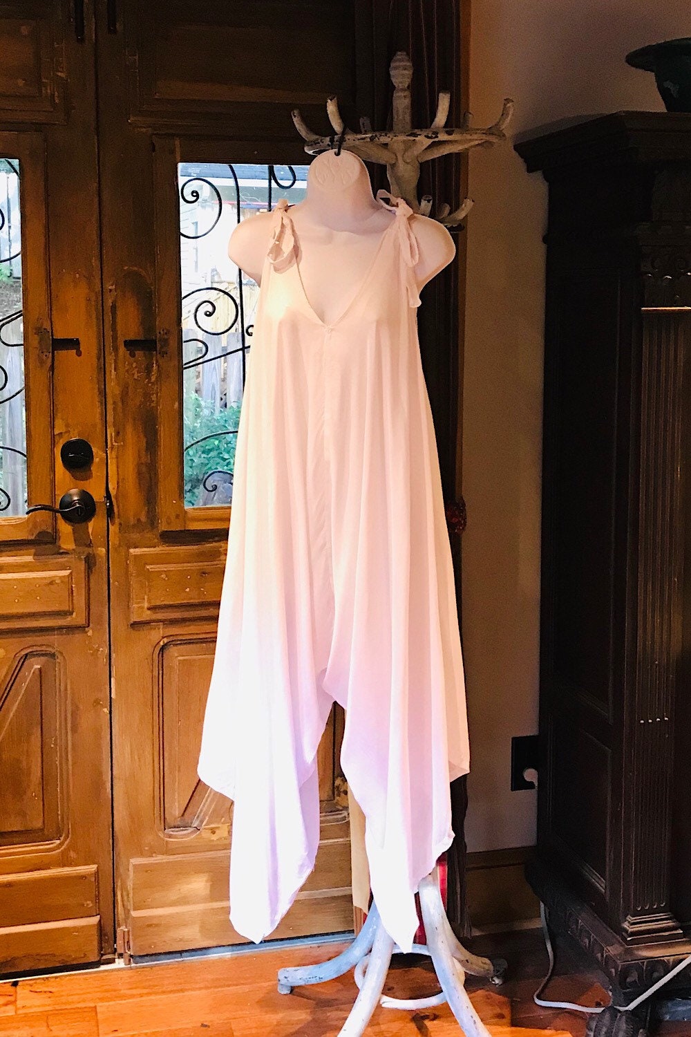 Boho Jumpsuit, Bohemian Clothing, Boho jumpsuit Harem Pants, Loose Yoga  Festival Pants, Wide Leg Hippie Jumpsuit, Summer Wedding Jumpsuit