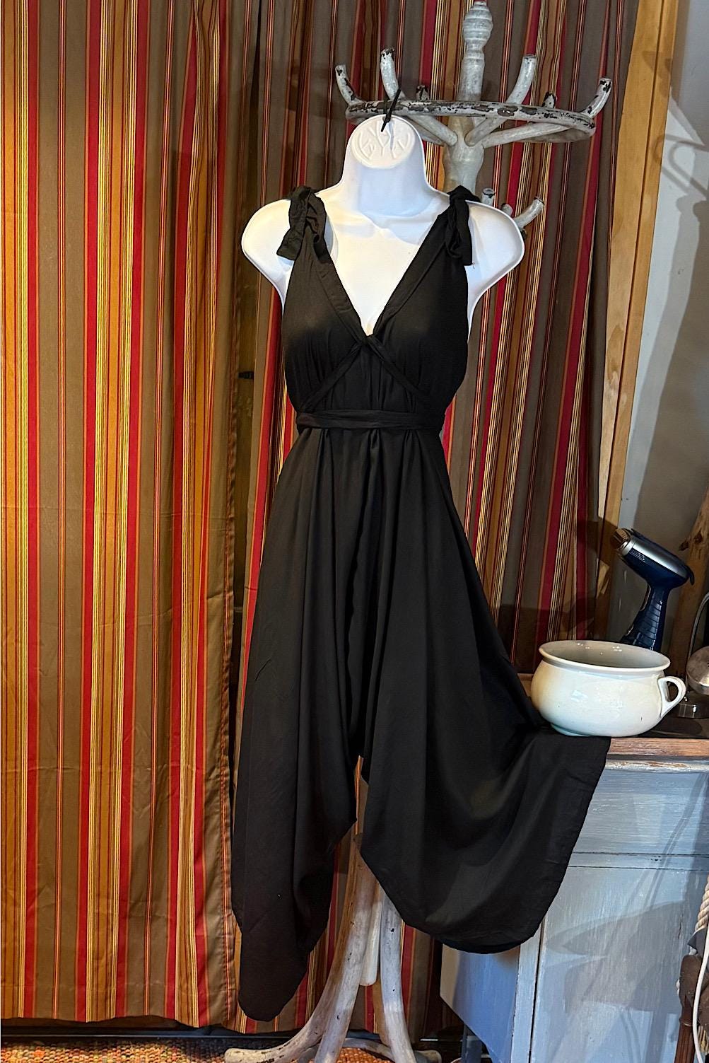 Boho Jumpsuit, Bohemian Clothing, Boho jumpsuit Harem Pants, Loose Yoga  Festival Pants, Wide Leg Women Festival Pants, Hippie Summer Romper