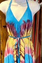 Boho Tie Dye Jumpsuit, Bohemian Clothing, Boho jumpsuit Harem Pants, Loose Yoga  Festival Pants, Wide Leg Women Festival Pants, Hippie Pants