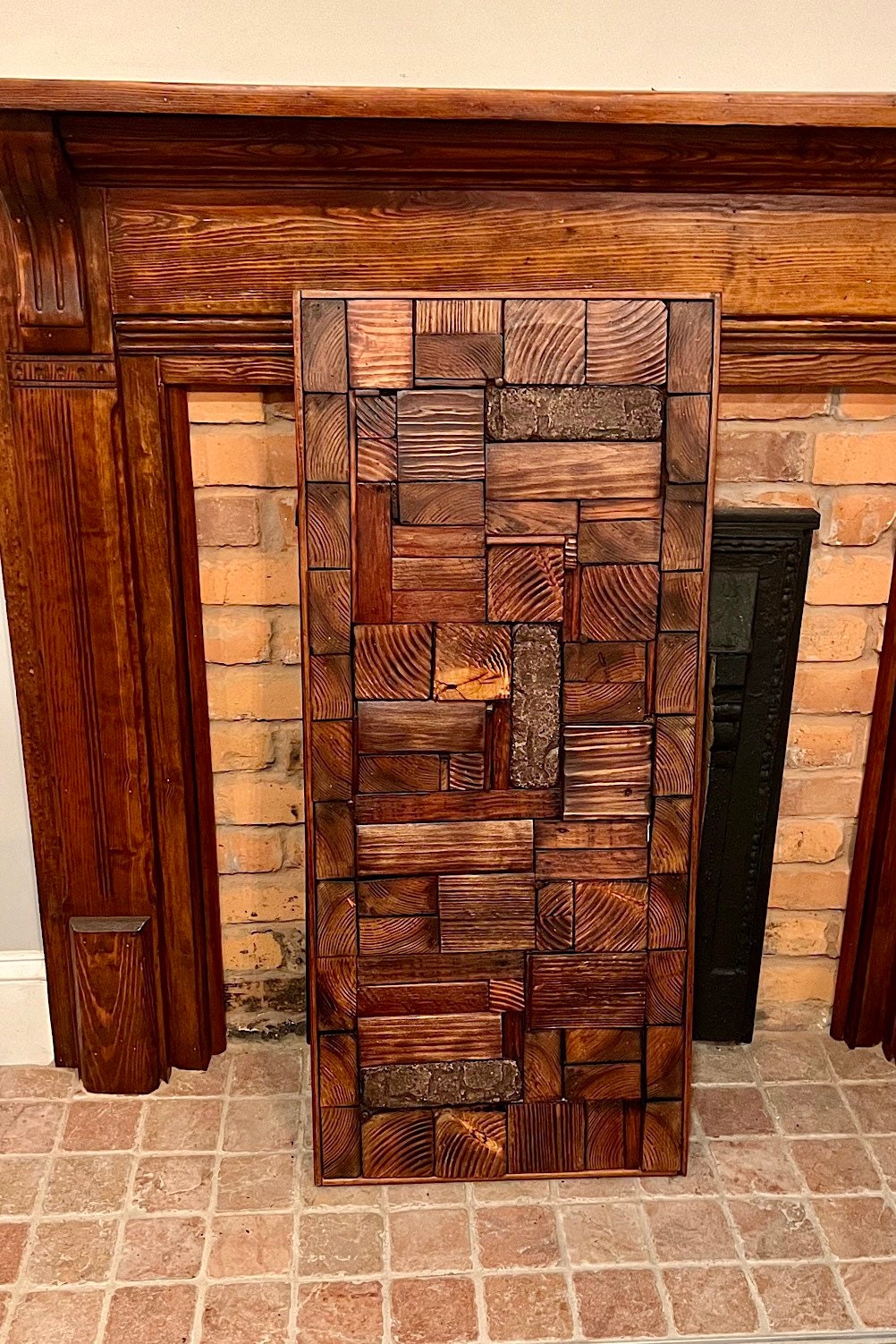 Wall Reclaimed Wood Art Decor, modern large Rustic Mix Media, Sculpture Geometric Abstract County Cabin 3d Mosaic Farmhouse Coastal Wall Art