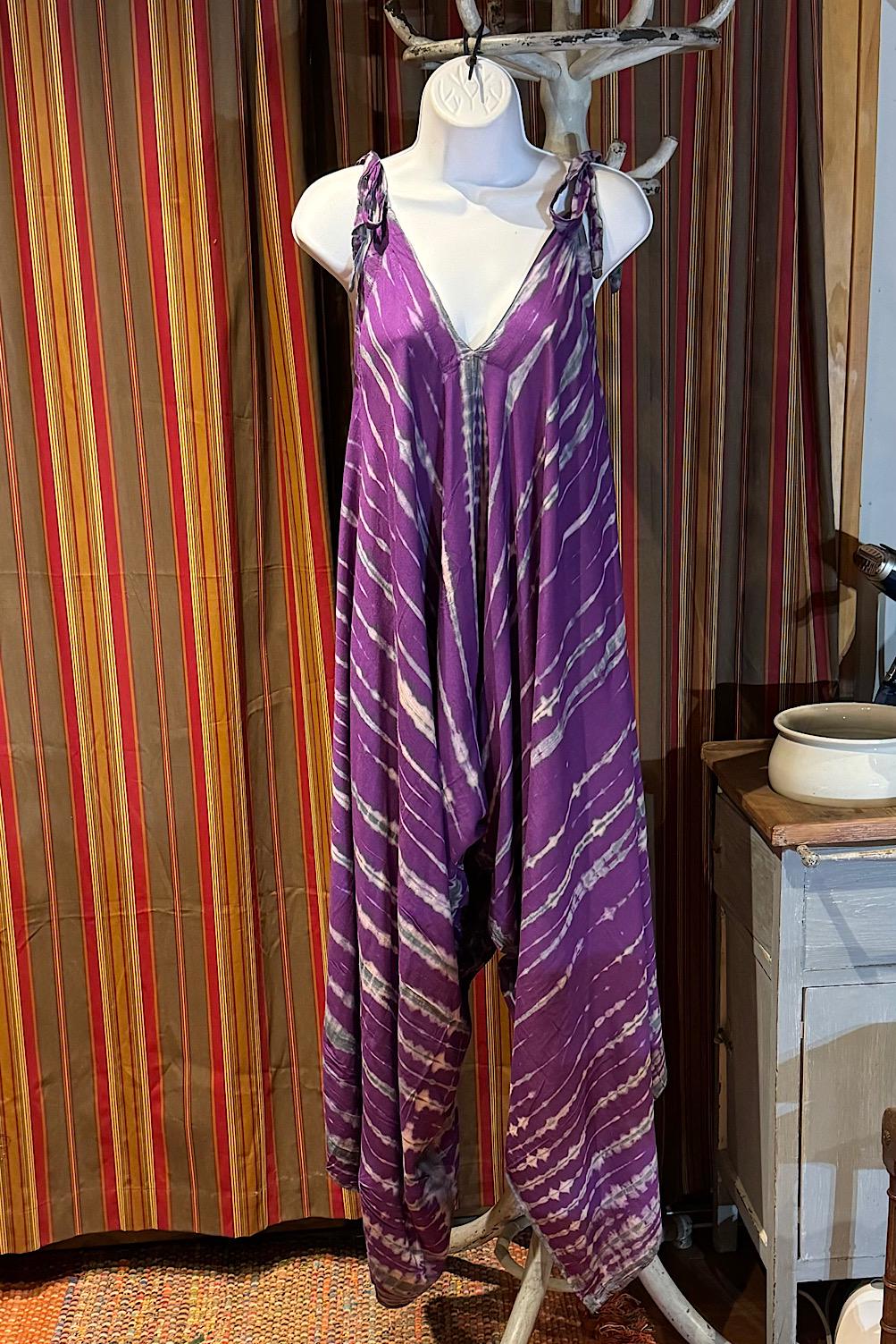 Boho Tie Dye Jumpsuit, Bohemian Clothing, Boho jumpsuit Harem Pants, Loose Yoga  Festival Pants, Wide Leg Women Festival Pants, Hippie Pants