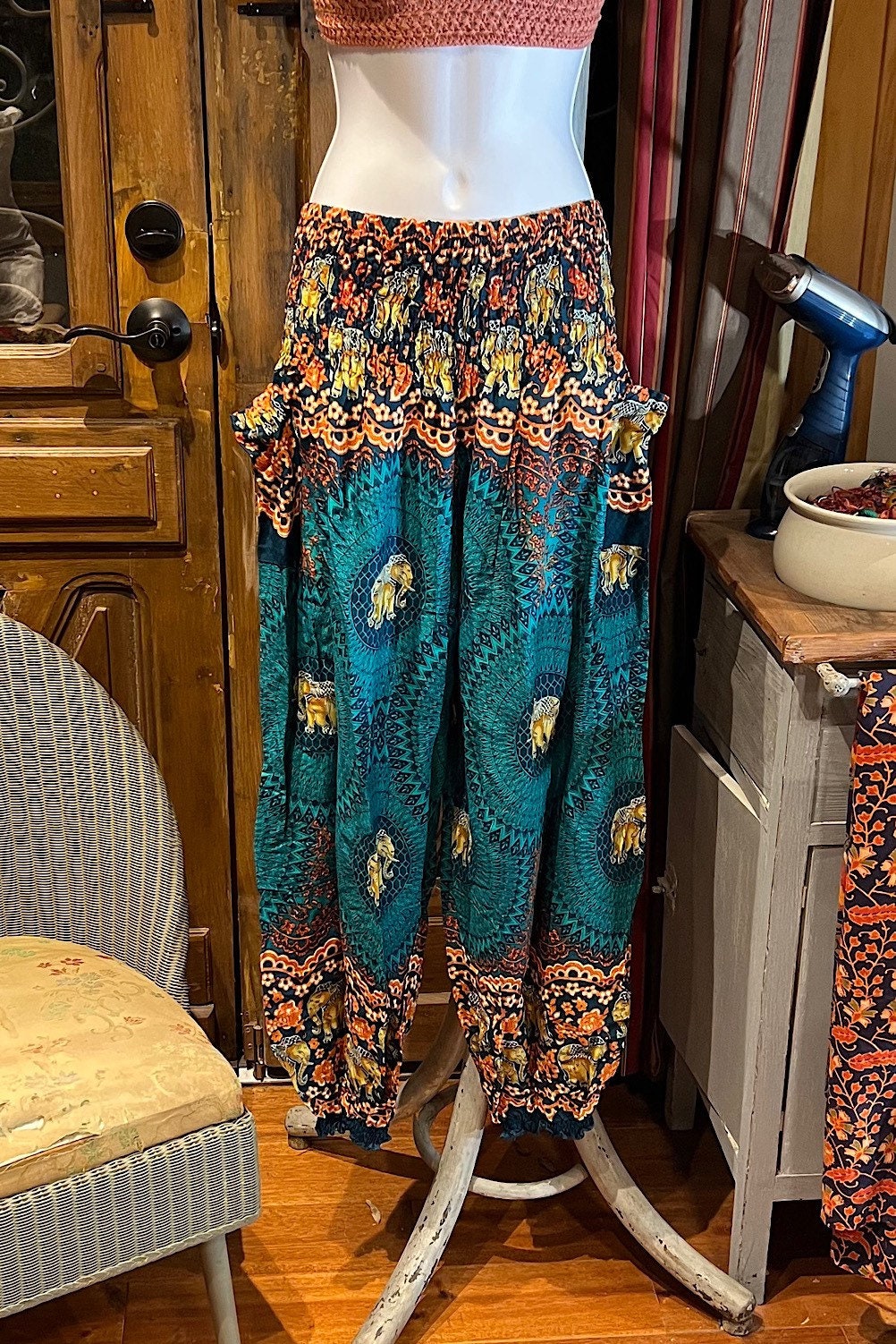 Harem Pants, Boho Festival Buddha Pants, Yoga Pants, Flow Pants, women Pants, Festival Pants, Elephant Pants, Hippie Pants, Beach Pants