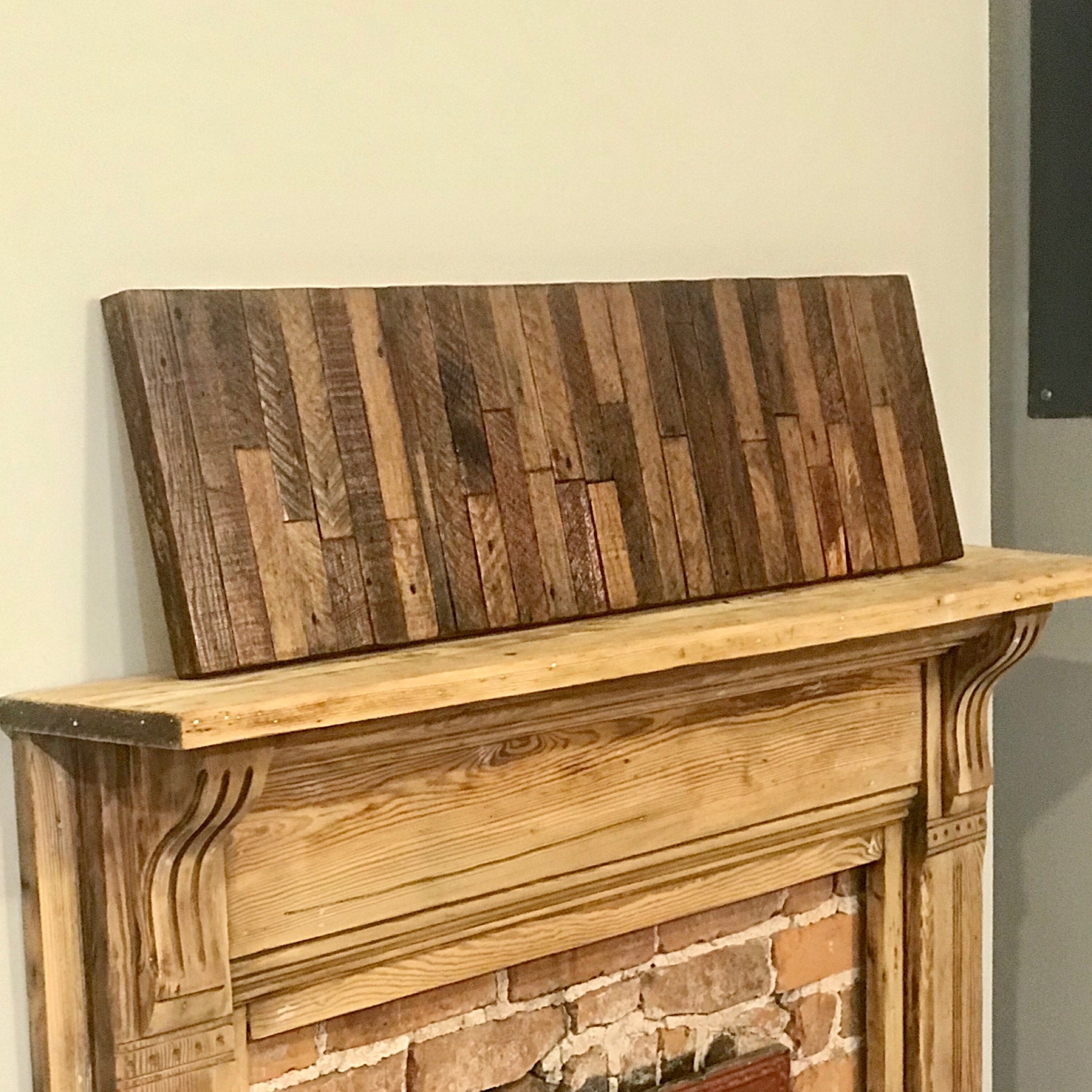 Wall Reclaimed Wood Art Decor, modern large Rustic Mix Media, Sculpture Geometric Abstract County Cabin 3d Mosaic Farmhouse Coastal Wall Art