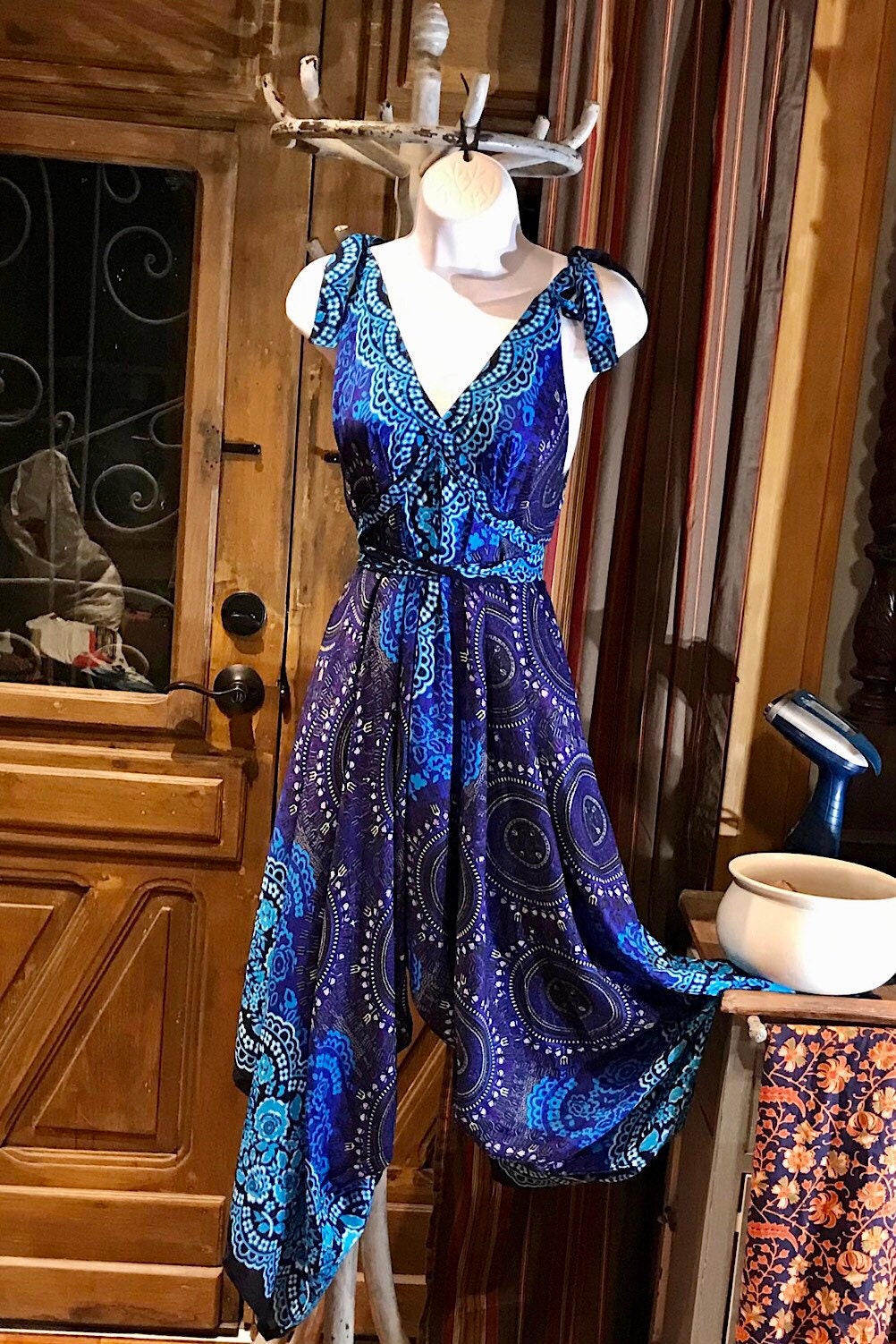 Boho Jumpsuit, Bohemian Clothing, Boho jumpsuit Harem Pants, Loose Yoga  Festival Pants, Wide Leg Women Festival Pants, Hippie Summer Romper
