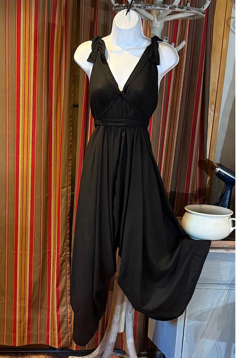 Boho Jumpsuit, Bohemian Clothing, Boho jumpsuit Harem Pants, Loose Yoga  Festival Pants, Wide Leg Women Festival Pants, Hippie Summer Romper