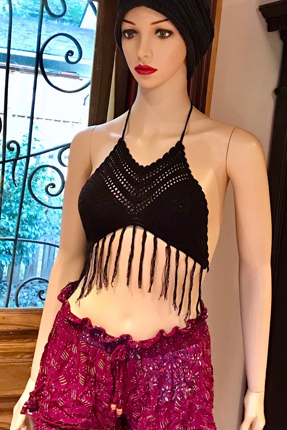 Crochet Bralette Top, Crochet Halter Top, Festival Crop Top, Festival Hippie Bralette, Boho Crop Top, Summer Beach Crochet Top, Festival Top