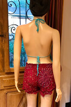 Crochet Bralette Top, Crochet Halter Top, Festival Crop Top, Festival Hippie Bralette, Boho Crop Top, Summer Beach Crochet Top, Festival Top