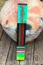 Wall totem Art, Totem Art, Reclaimed Wood Wall modern totem Rustic Mix Media, Sculpture Geometric Abstract County Cabin Farmhouse Beach Art