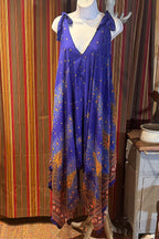 Boho Rayon Jumpsuit: Harem Yoga Festival Pants