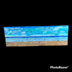 Wall Reclaimed Wood Art Decor, modern large Rustic Mix Media, Sculpture Geometric Abstract County Cabin Beach Farmhouse Coastal Wall Art