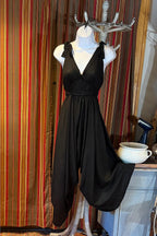 Boho Jumpsuit, Bohemian Clothing, Boho jumpsuit Harem Pants, Loose Yoga  Festival Pants, Wide Leg Women Festival Pants, Hippie Summer Romper