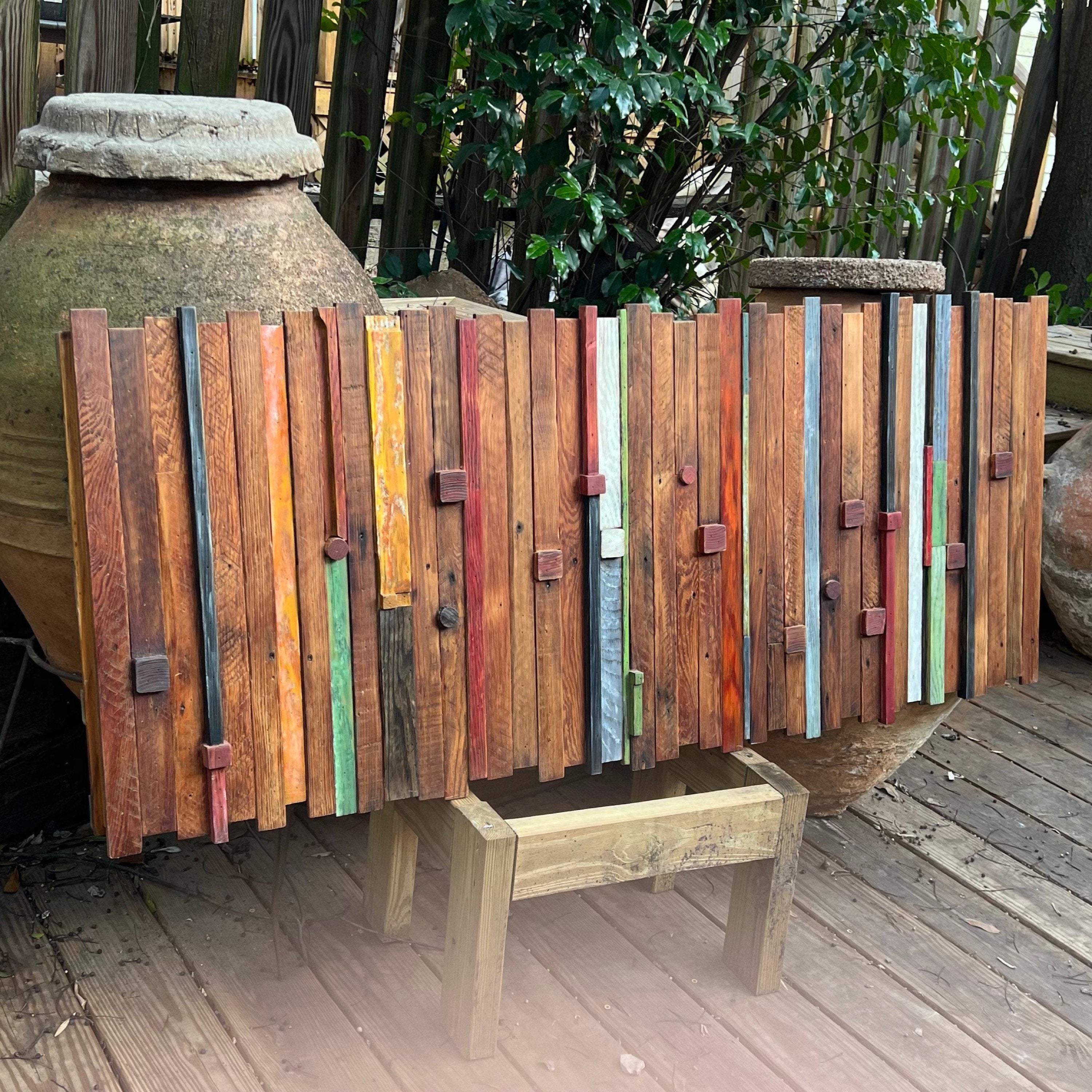 Wall Reclaimed barn Wood Art modern large Rustic Mix Media, Sculpture Geometric Abstract County Cabin 3d Mosaic Farmhouse Coastal Wall Art