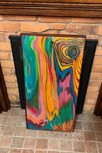 Wall Modern Large Reclaimed Wood Art, Abstract Wood Wall Art, Decor OriginalPainting Wall Art, Abdtract Painting Coastal Decor Wall Art