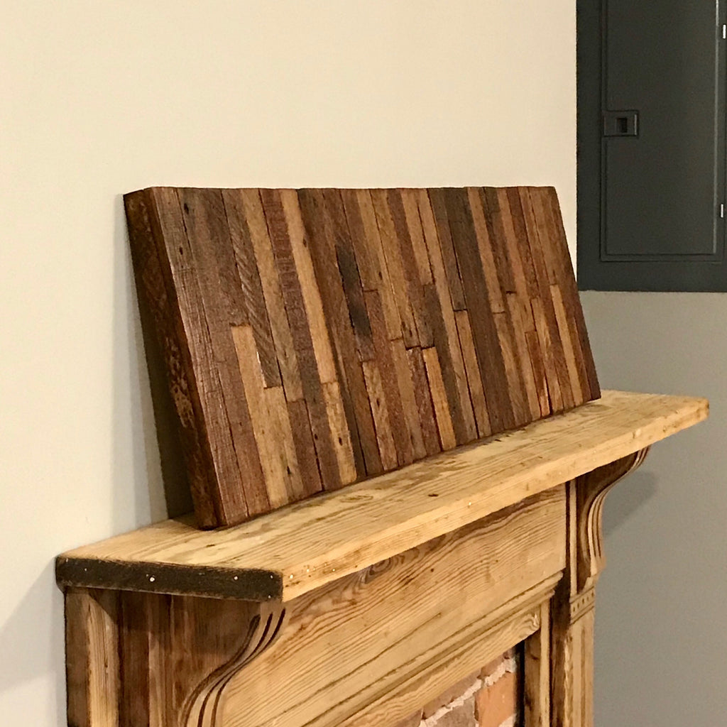 Wall Reclaimed Wood Art Decor, modern large Rustic Mix Media, Sculpture Geometric Abstract County Cabin 3d Mosaic Farmhouse Coastal Wall Art