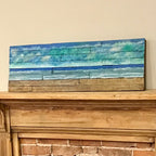 Wall Reclaimed Wood Art Decor, modern large Rustic Mix Media, Sculpture Geometric Abstract County Cabin Beach Farmhouse Coastal Wall Art