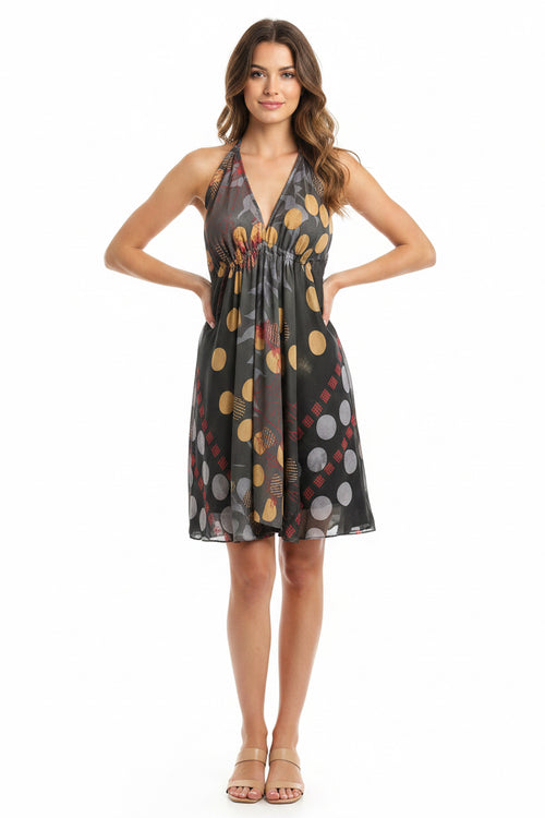 Vintage, Silk, Ethnic, Gypsy, Hippie dress, additional view 3 from Ariel La Boutique