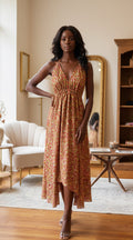 Vintage, Silk, Ethnic, Gypsy, Hippie dress from Ariel La Boutique