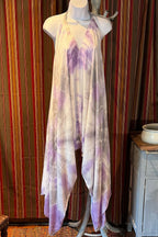 Boho Tie Dye Jumpsuit, Bohemian Clothing, Boho jumpsuit Harem Pants, Loose Yoga  Festival Pants, Wide Leg Women Festival Pants, Hippie Pants