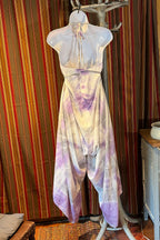 Boho Tie Dye Jumpsuit, Bohemian Clothing, Boho jumpsuit Harem Pants, Loose Yoga  Festival Pants, Wide Leg Women Festival Pants, Hippie Pants