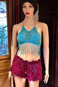 Crochet Bralette Top, Crochet Halter Top, Festival Crop Top, Festival Hippie Bralette, Boho Crop Top, Summer Beach Crochet Top, Festival Top