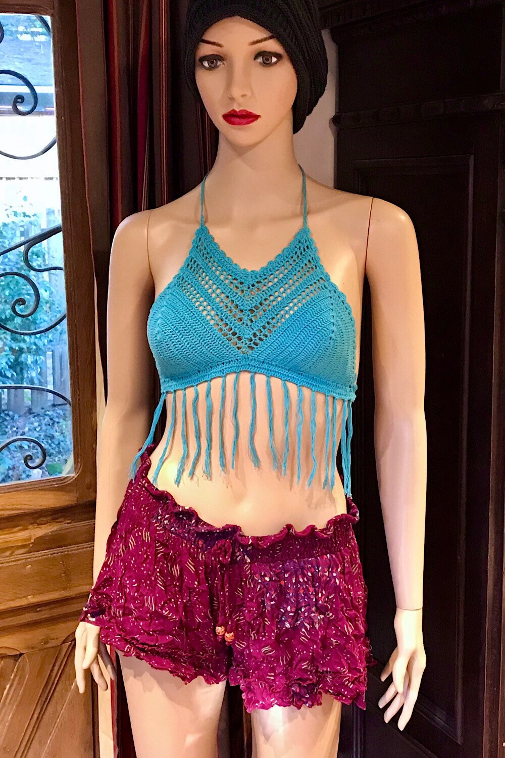 Crochet Bralette Top, Crochet Halter Top, Festival Crop Top, Festival Hippie Bralette, Boho Crop Top, Summer Beach Crochet Top, Festival Top