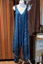 Boho Tie Dye Jumpsuit, Bohemian Clothing, Boho jumpsuit Harem Pants, Loose Yoga  Festival Pants, Wide Leg Women Festival Pants, Hippie Pants