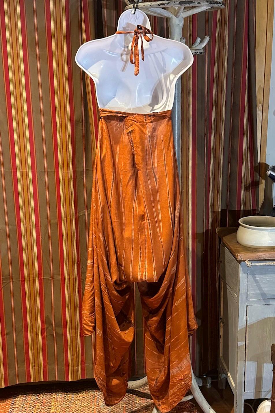 Boho Tie Dye Jumpsuit, Bohemian Clothing, Boho jumpsuit Harem Pants, Loose Yoga  Festival Pants, Wide Leg Women Festival Pants, Hippie Pants