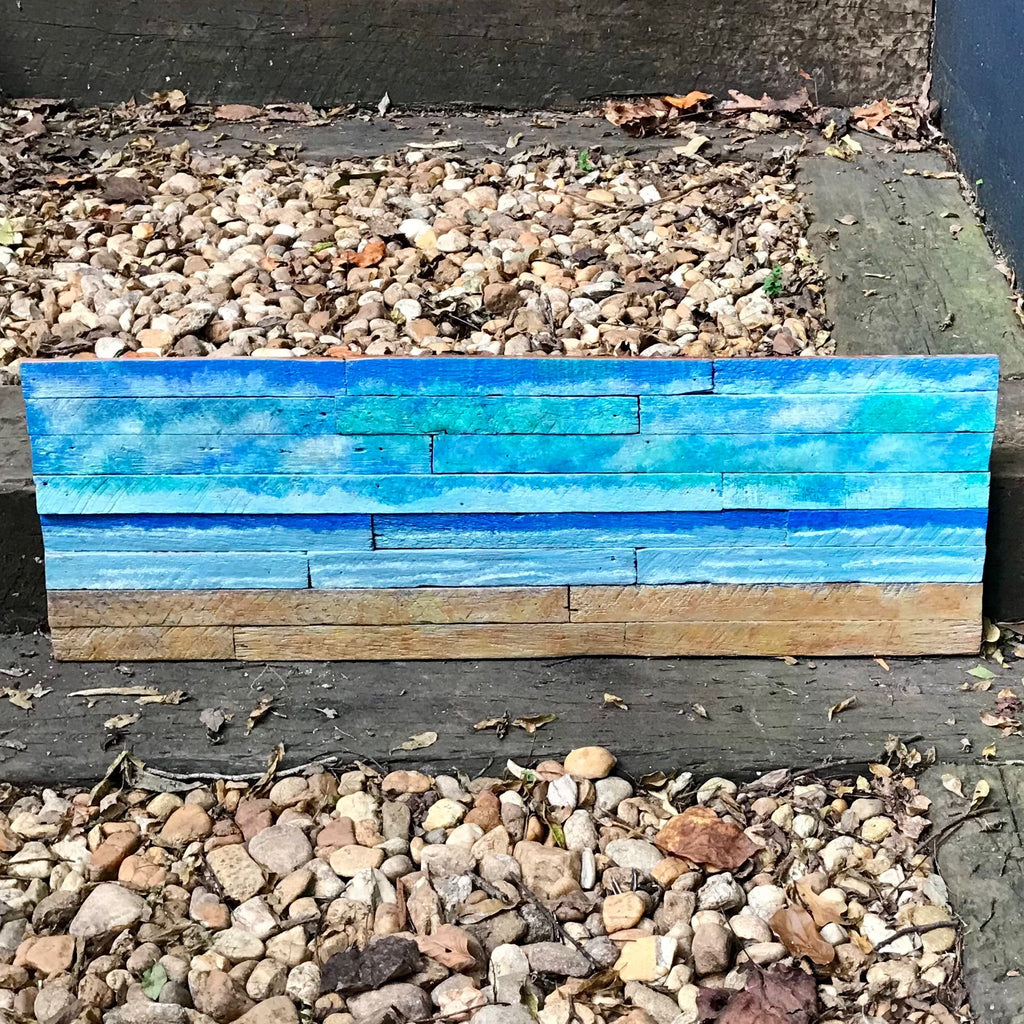 Wall Reclaimed Wood Art Decor, modern large Rustic Mix Media, Sculpture Geometric Abstract County Cabin Beach Farmhouse Coastal Wall Art