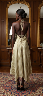 Vintage, Silk, Ethnic, Gypsy, Hippie dress, additional view 7 from Ariel La Boutique