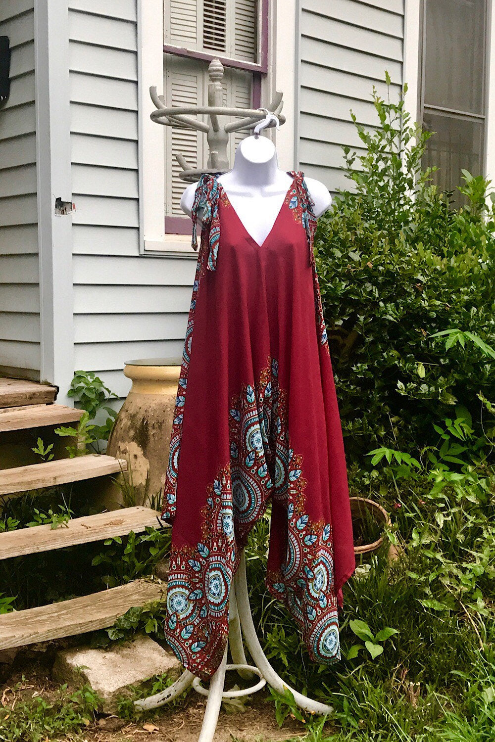 Boho Jumpsuit, Bohemian Clothing, Boho jumpsuit Harem Pants, Loose Yoga  Festival Pants, Wide Leg Women Festival Pants, Hippie Summer Romper