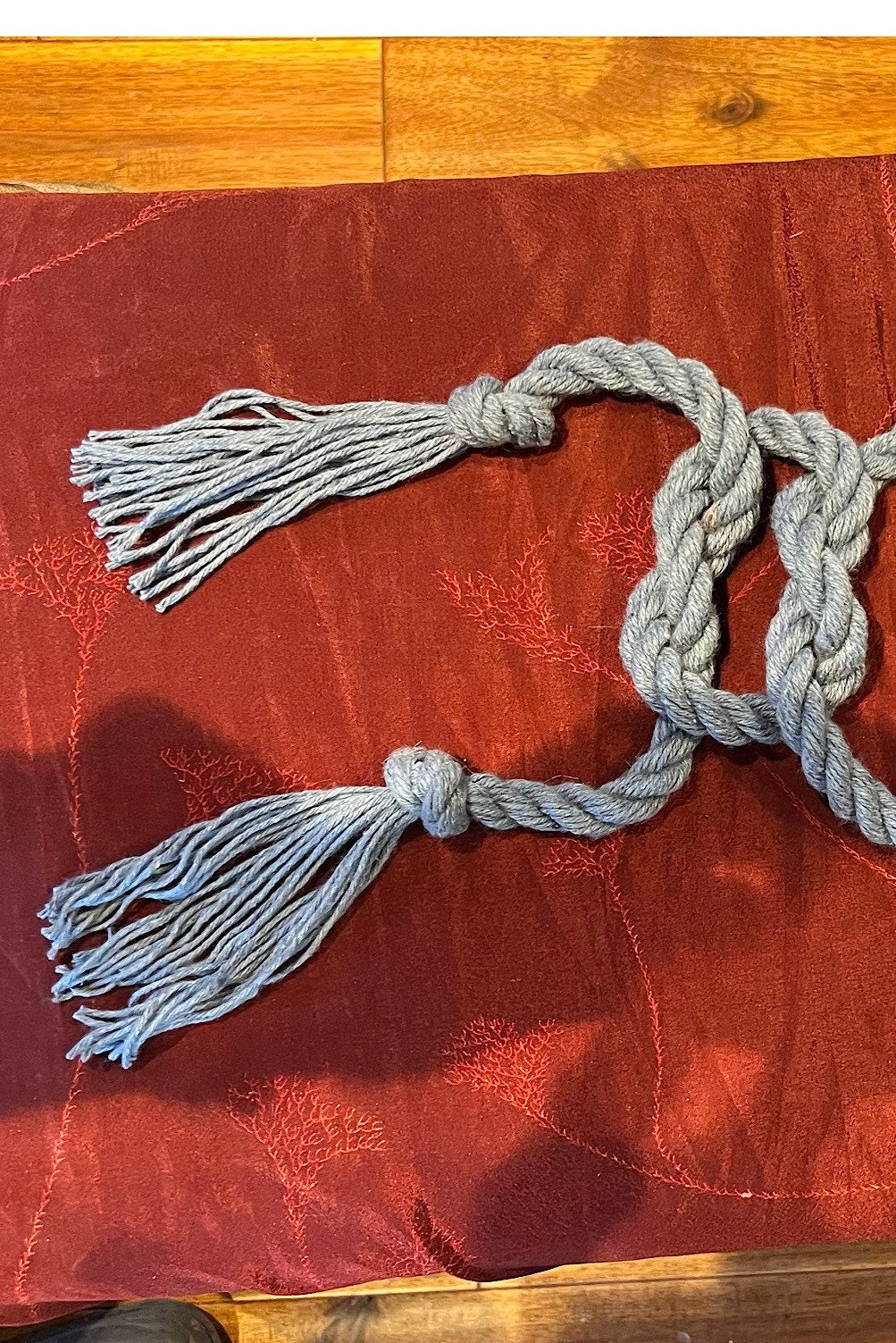Cotton Rope knotted Belt, Twisted Boho festival Hippie tCotton Wrap Unisex belt tassel ends, Tribel Ethnic Rope Adjustable Belt