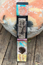 Wall totem Art, Totem Art, Reclaimed Wood Wall modern totem Rustic Mix Media, Sculpture Geometric Abstract County Cabin Farmhouse Beach Art