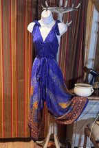 Boho Rayon Jumpsuit: Harem Yoga Festival Pants
