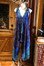 Boho Jumpsuit, Bohemian Clothing, Boho jumpsuit Harem Pants, Loose Yoga  Festival Pants, Wide Leg Women Festival Pants, Hippie Summer Romper
