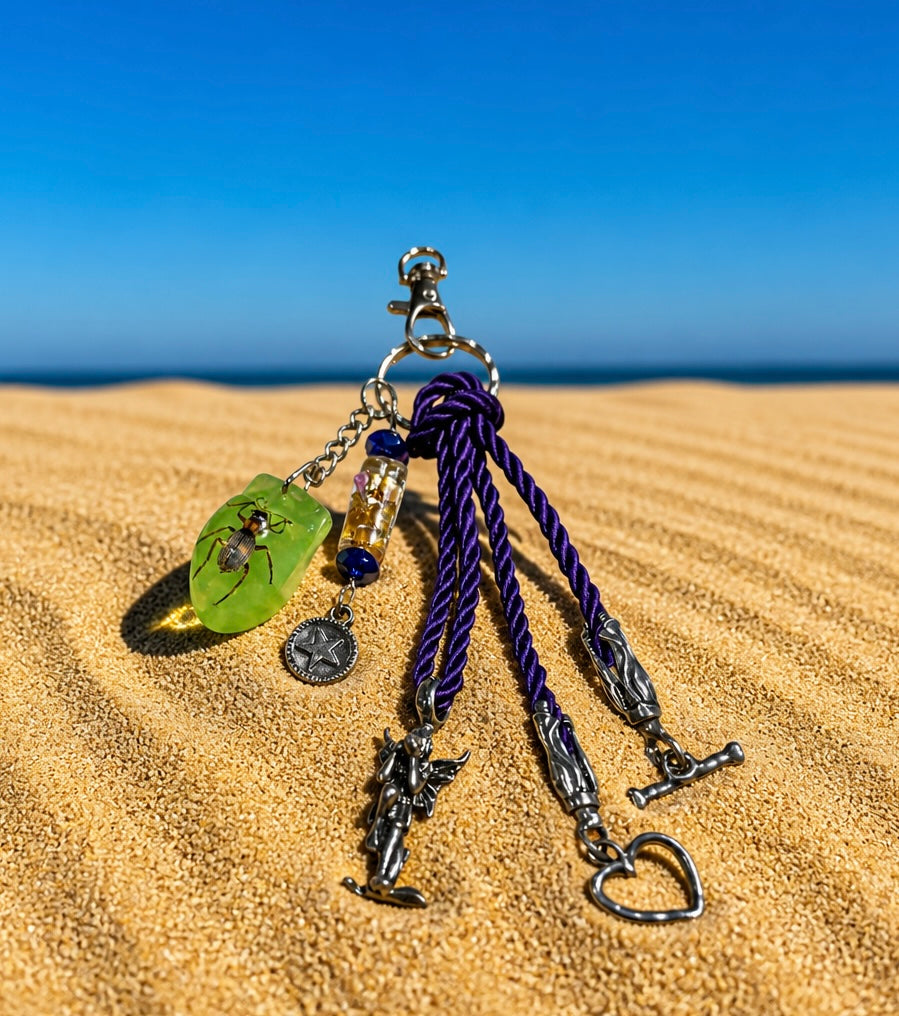 Whimsical Fairy Bag Charm Decorative Keychain Accessory