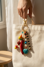 Beaded, Chain keychain, additional view 11 from Ariel La Boutique