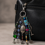 Decorative Beaded Bag Charm Accessory