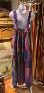 Bohemian Cotton Patchwork Style Overalls Jumpsuits Wide legs One size (Copy)