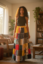 Ethnic, Hippie, Festival, Patchwork, Bohemian skirt, additional view 14 from Ariel La Boutique