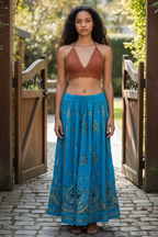 Sequined, Ethnic, Hippie, Festival, Bohemian skirt, additional view 3 from Ariel La Boutique