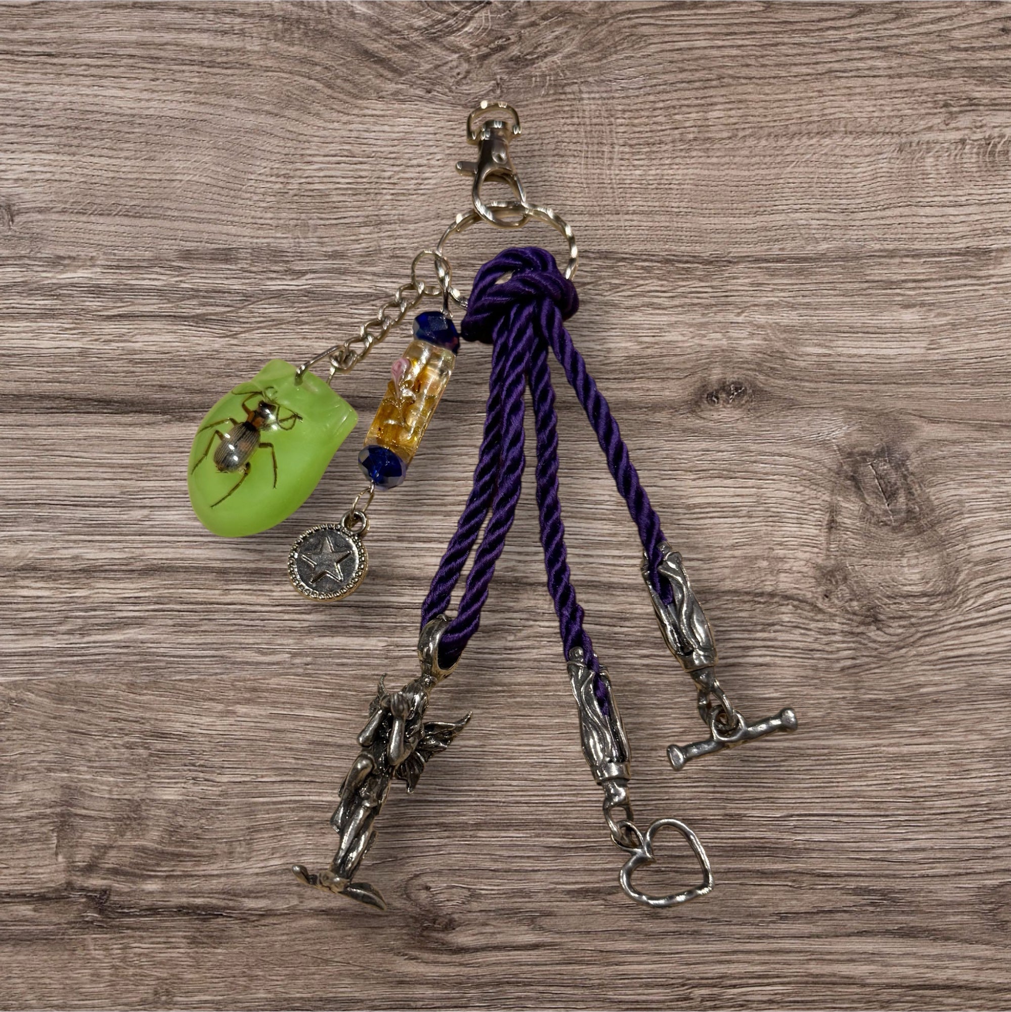 Whimsical Fairy Bag Charm Decorative Keychain Accessory