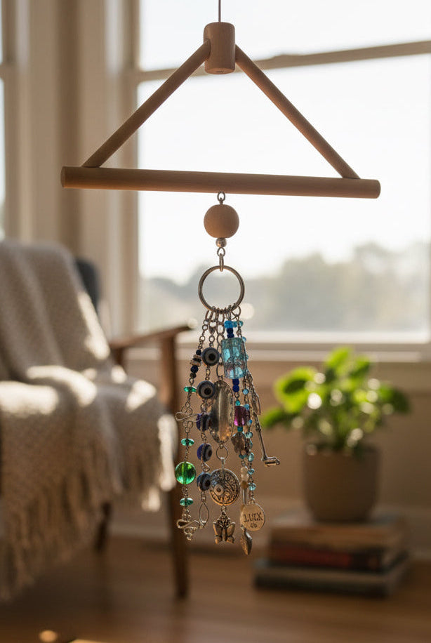 Decorative Beaded Bag Charm Accessory