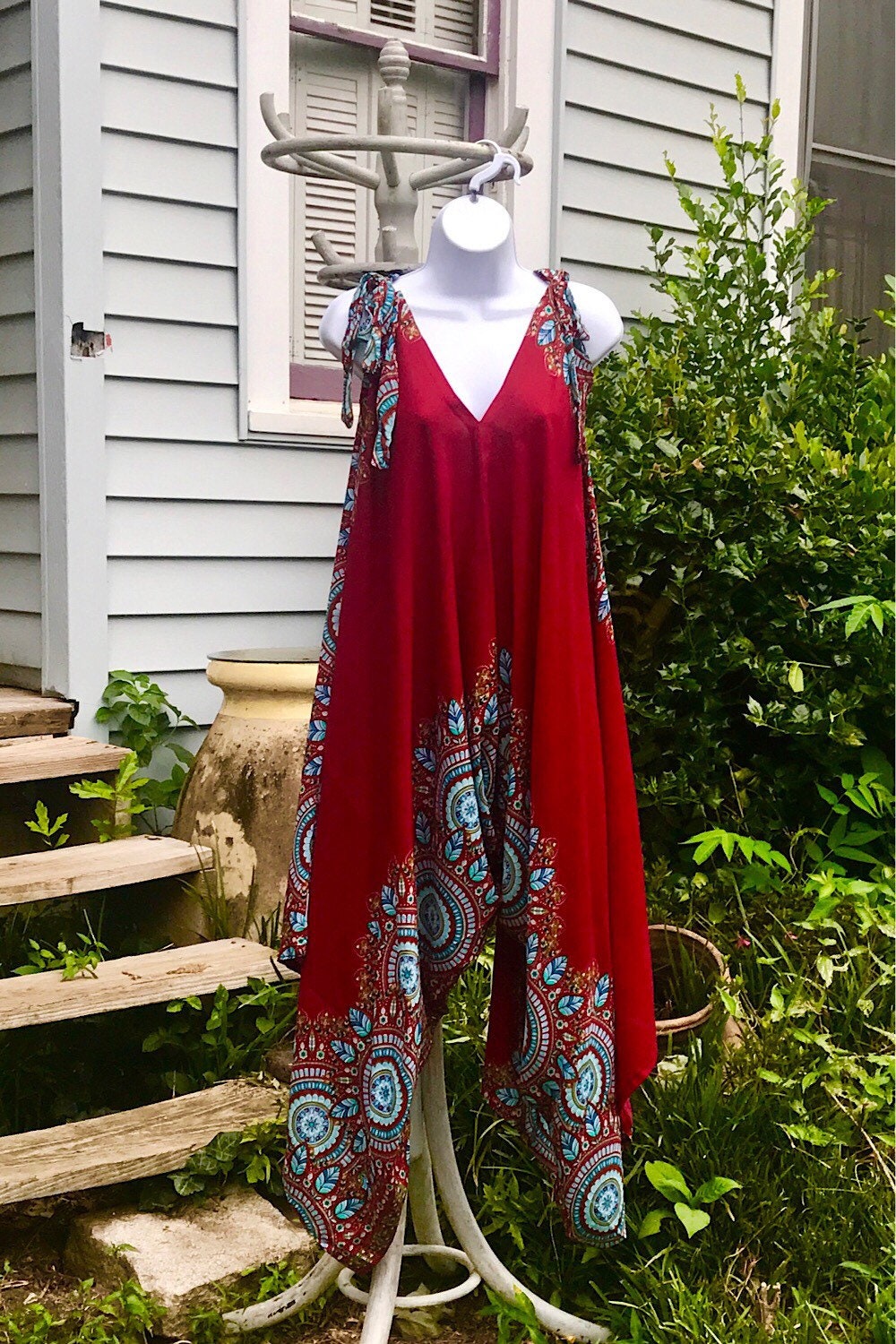 Boho Jumpsuit, Bohemian Clothing, Boho jumpsuit Harem Pants, Loose Yoga  Festival Pants, Wide Leg Women Festival Pants, Hippie Summer Romper