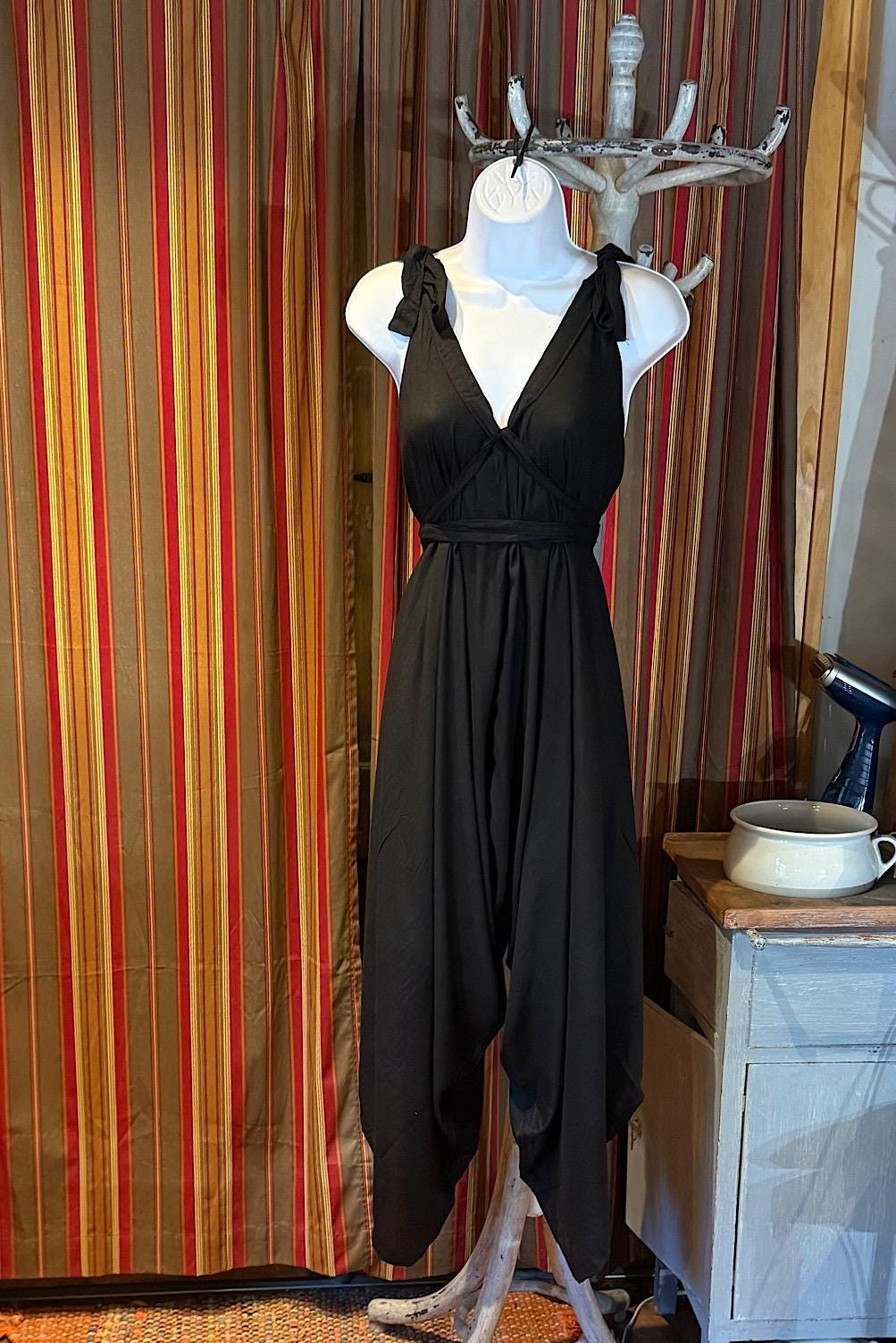 Boho Jumpsuit, Bohemian Clothing, Boho jumpsuit Harem Pants, Loose Yoga  Festival Pants, Wide Leg Women Festival Pants, Hippie Summer Romper