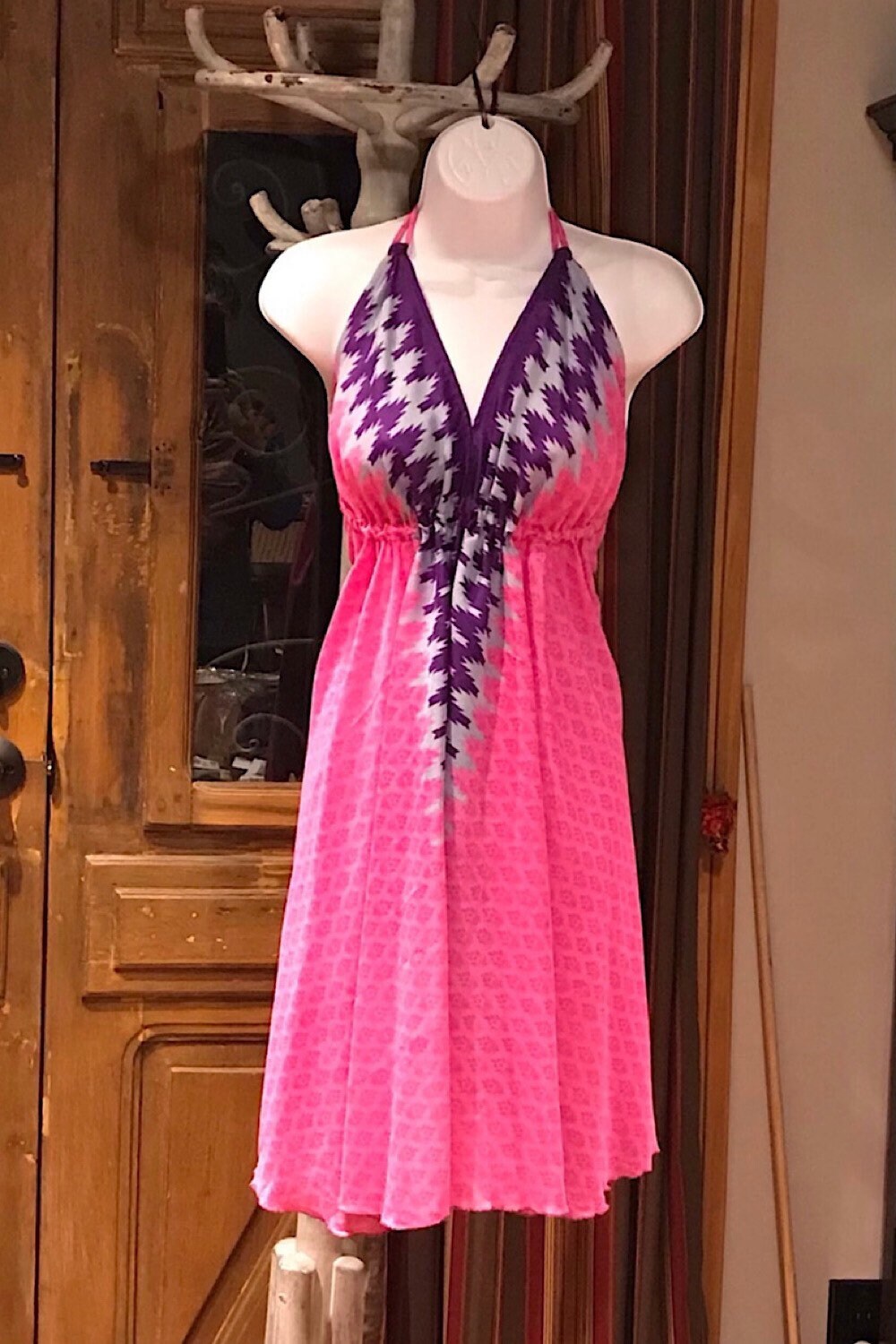 Bohemian Festival Dress, Boho  Dress Ethnic Beach Short Dress, Festival Dress, Hippie Dress, Women Vintage Silk Boho Chic Gypsy Dress