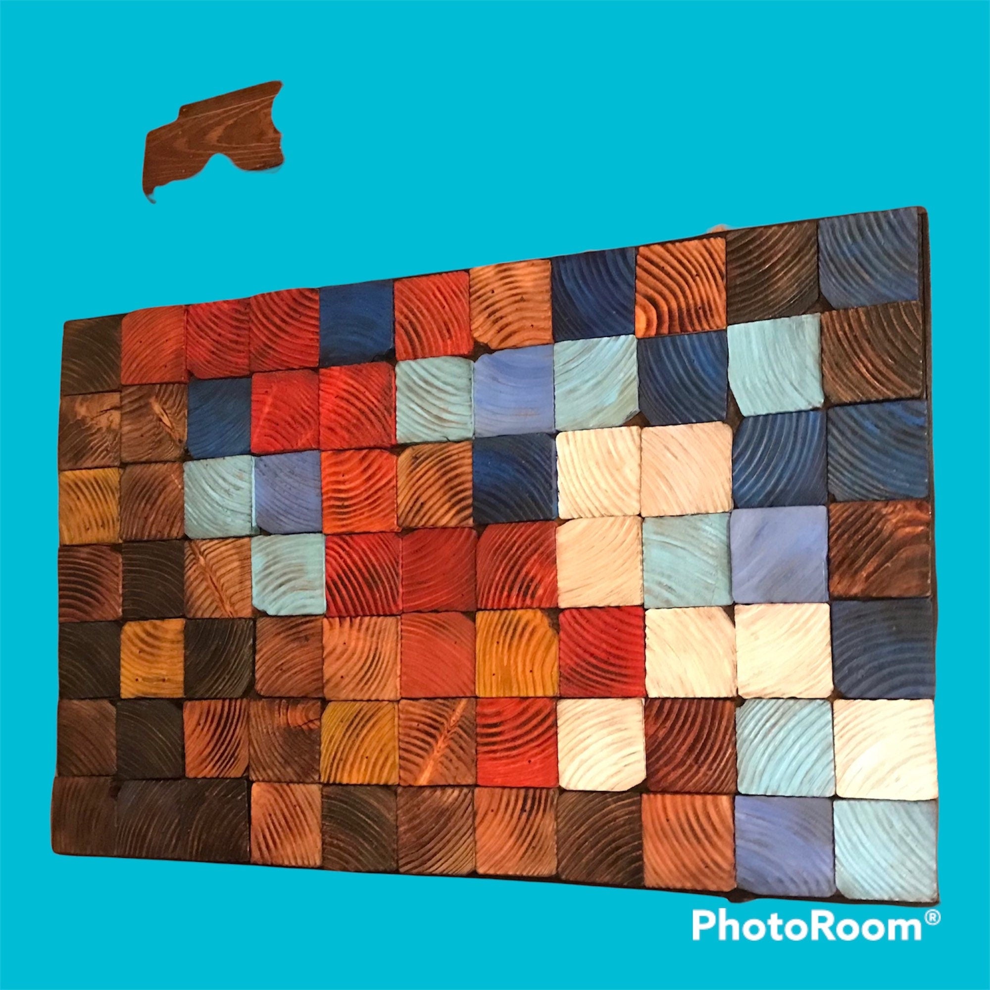 Wall Modern Large Reclaimed Wood Art Decor, Rustic Mix Media, Sculpture Geometric Abstract County Cabin 3d Mosaic Farmhouse Coastal Wall Art