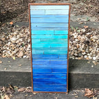 Wall Reclaimed Wood Art Decor, modern large Rustic Mix Media, Sculpture Geometric Abstract County Cabin 3d Mosaic Farmhouse Coastal Wall Art
